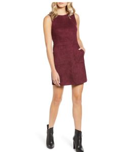 Bishop + Young Gemma Faux Suede Dress