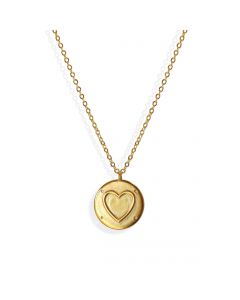 Liza Schwartz Love Coin Medallion Necklace