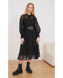 Jovonna London Ayurveda Black Lace Dress