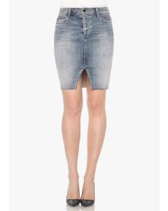 Joe's Raw Hem Pencil Denim Skirt  