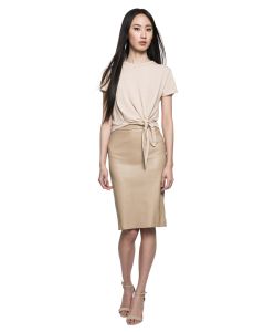 LAMARQUE Kathy Tie Knot with Open Back Tee