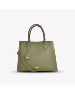 MERSI Meghan Olive Green Satchel 