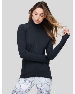 Peony Essentials Mesh Black Jacket
