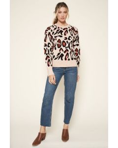 Sugarlips Leopard Print Sweater