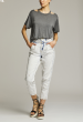 Nicole Miller Cut Out Shoulder Top