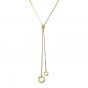 Liza Schwartz 18K Gold Plated Adjustable Lariat Necklace