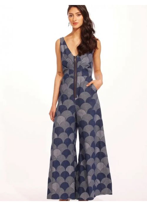 Eva Franco Axella Atomic Denim  Jumpsuit  