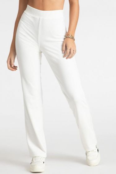 Juicy Couture OG Cream Bling Velour Track Pants 