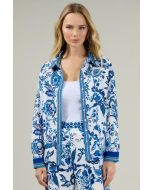 Sugarlips Salema Floral Button Down Shirt
