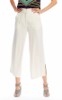 Nicole Miller White Split Leg Trousers   