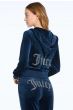 Juicy Couture OG Blue Bling Velour Hoodie  