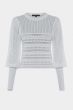 French Connection Orielle Knitted Puff Sleeve Sweater 