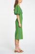 dRA Lisa Shades of Green Striped  Dress 