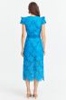Adelyn Rae Mia 3D Embroidered Midi Dress