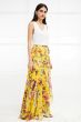 French Connection Linosa Wrapover Crinkle Maxi Skirt