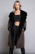 Jack Meets Kate Faux Suede Coat With Faux Fur Lined Coat