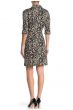 Laundry by Shelli Segal Leopard Print Shirt Dress