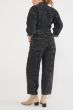 ÉTICA Asymmetrical Liv Black Denim Jumpsuit 