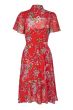 Nanette Nanette Lepore Red Floral Print Dress  