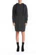 SEN Peace Charcoal Dress with Hood