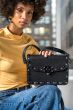 MERSI Ruby Black Studded Crossbody Bag 