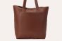 Kiko Brown Journalist Leather Tote  