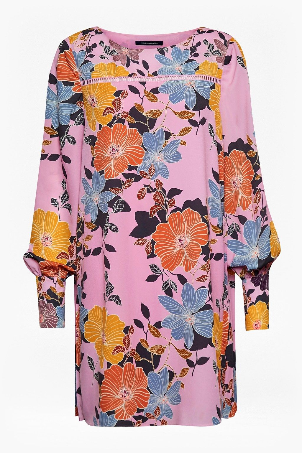 flower tunic dress