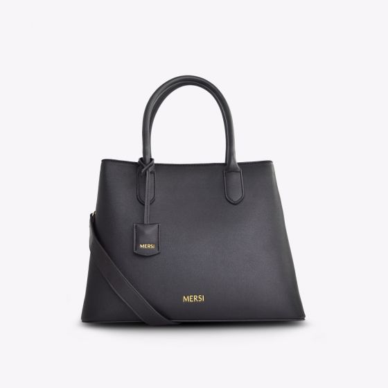 MERSI Meghan Black Satchel 