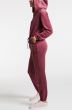 Juicy Couture Wine Bling Velour Jumpsuit