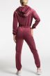 Juicy Couture Wine Bling Velour Jumpsuit