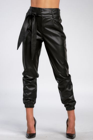 Elan Faux Leather Pants