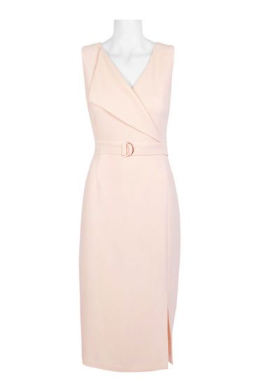 Adrianna Papell V-Neck Sleeveless Dress