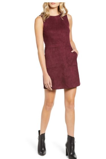 Bishop + Young Gemma Faux Suede Dress