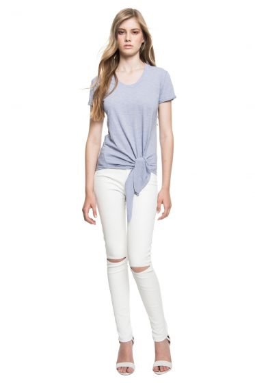 LAMARQUE Fenia Tie Knot Tee