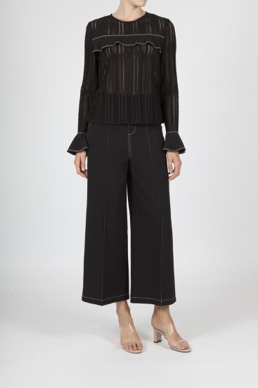 Jovonna London Lilleth Black Trousers 