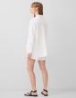 French Connection Birdie White Linen Shirt