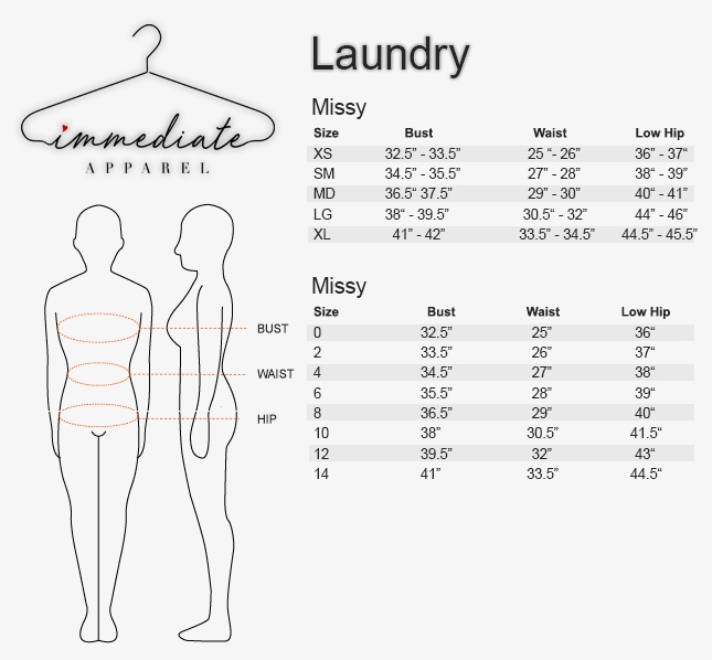 Papell Size Chart